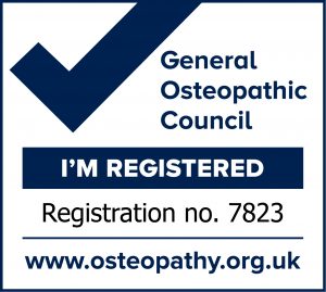 General Osteopathic Council registered